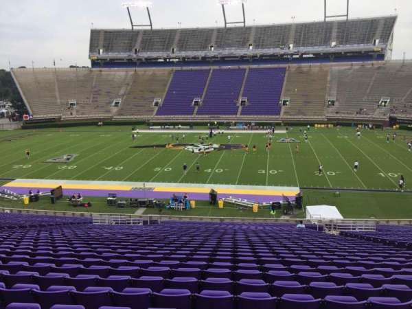 Dowdy-Ficklen Stadium, section: 5, row: PP, seat: 10