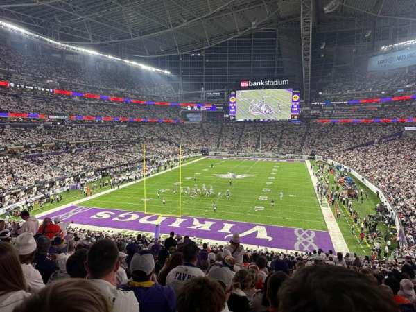 U.S. Bank Stadium, section: 118, row: 39, seat: 15