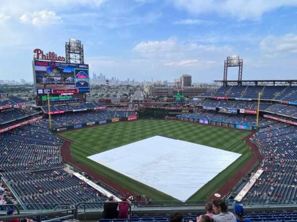 Citizens Bank Park, section: 421, row: 6, seat: C