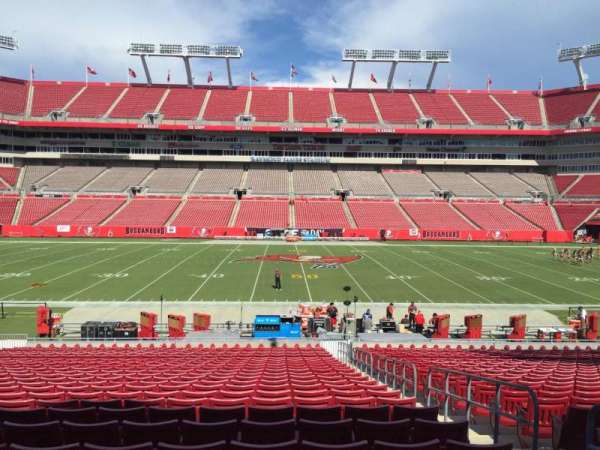 Raymond James Stadium, section: 110, row: Cc, seat: 19