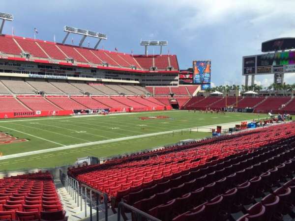 Raymond James Stadium, section: 103, row: Cc, seat: 24