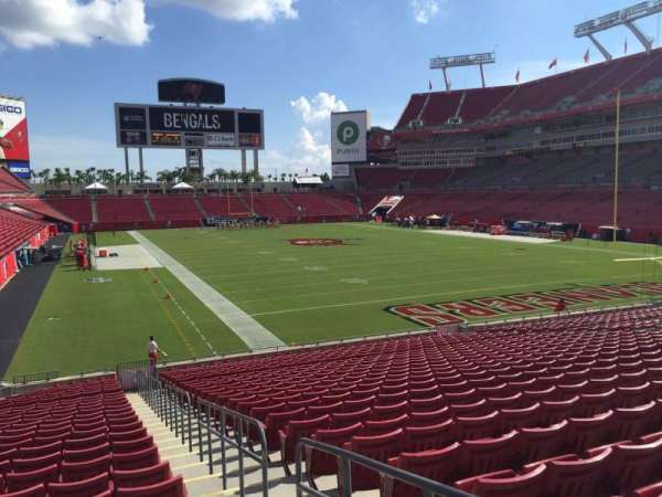 Raymond James Stadium, section: 145, row: Cc, seat: 23