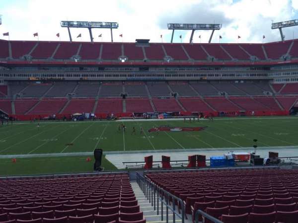 Raymond James Stadium, section: 134, row: Cc, seat: 23