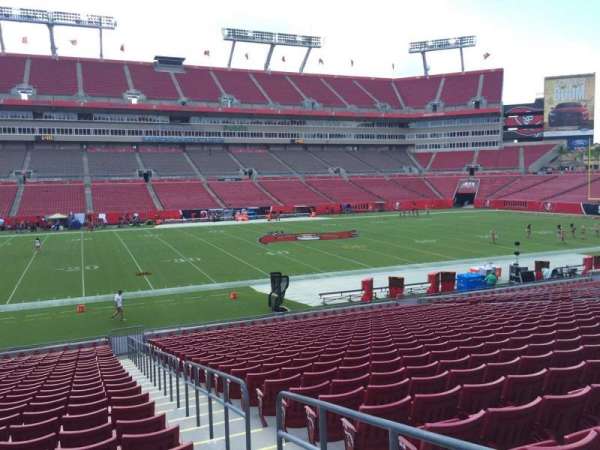 Raymond James Stadium, section: 133, row: Cc, seat: 23