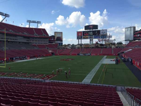 Raymond James Stadium, section: 125, row: Cc, seat: 24