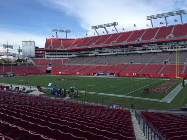 Raymond James Stadium, section: 115, row: Cc, seat: 24