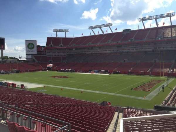 Raymond James Stadium, section: 241, row: F, seat: 22