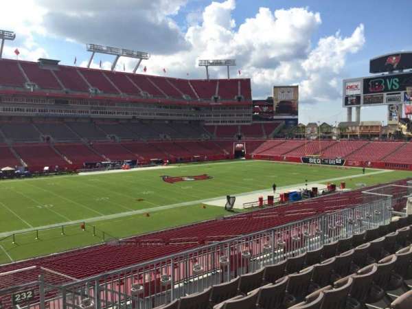 Raymond James Stadium, section: 231, row: F, seat: 24