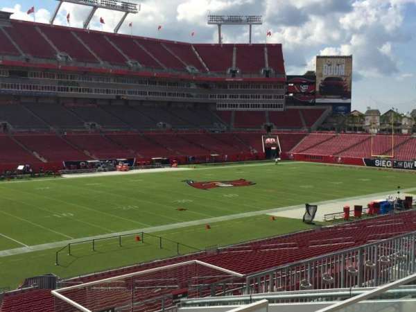 Raymond James Stadium, section: 230, row: F, seat: 18