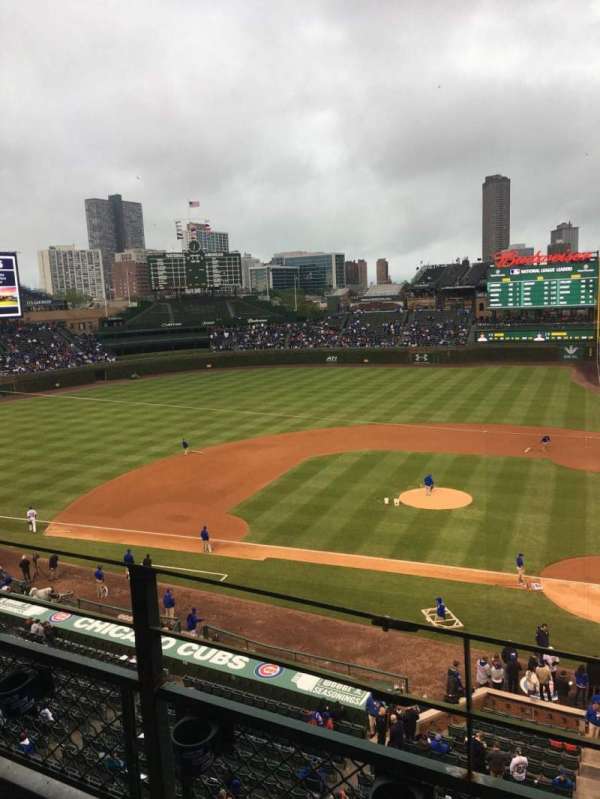 Wrigley Field, section: 313L, row: 2, seat: 6