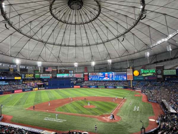 Tropicana Field, section: 205, row: D, seat: 14