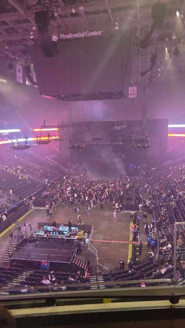 Prudential Center, section: 104, row: 3, seat: 2