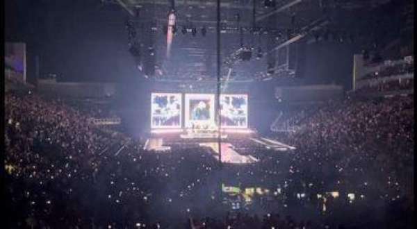 The O2, London, section: 106, row: T, seat: 182
