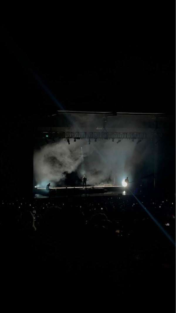 The Greek Theatre, section: B Left, row: U, seat: 3