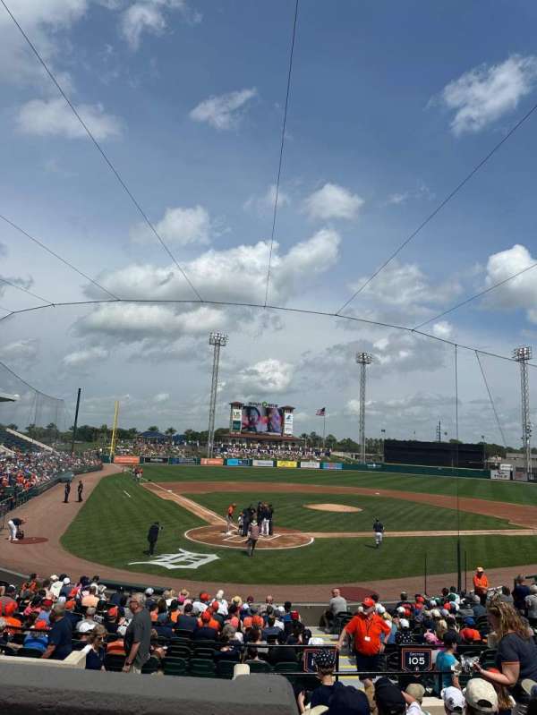 Joker Marchant Stadium, section: 205, row: H, seat: 13