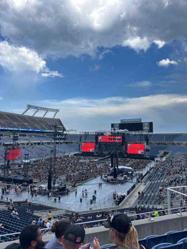 Camping World Stadium, section: P43, row: G, seat: 10