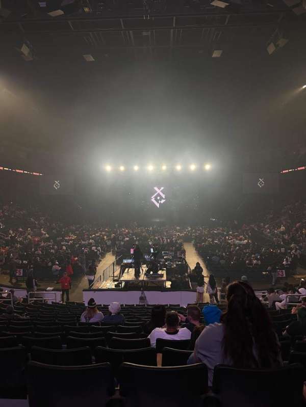 Gas South Arena, section: 100, row: Q, seat: 12