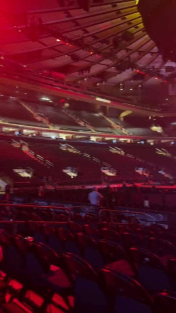 Madison Square Garden, section: Floor C, row: 9, seat: 9