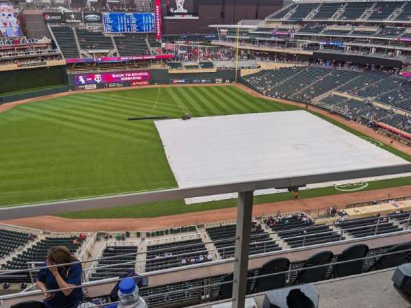 Target Field, section: 323, row: 1, seat: 11