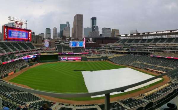 Target Field, section: 323, row: 1, seat: 11