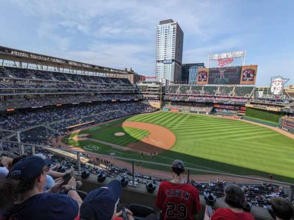 Target Field, section: 206, row: 3, seat: 11