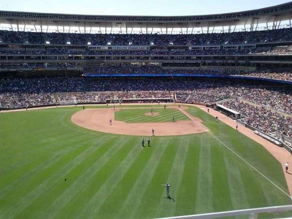 Target Field, section: 331, row: 2, seat: 1