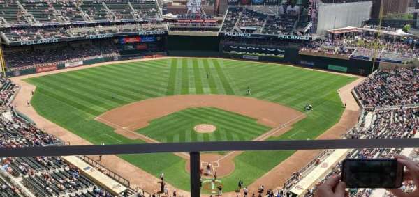 Target Field, section: 215, row: 1