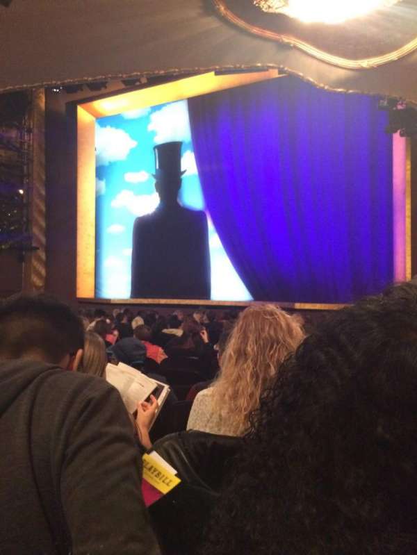 Lunt-Fontanne Theatre, section: Orchestra R, row: R, seat: 16