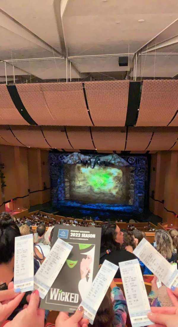 SAFE Credit Union Performing Arts Center, section: Upper Balcony, row: M, seat: 113