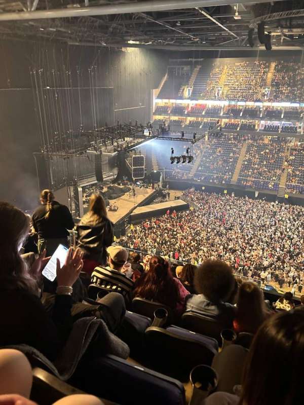 The O2, London, section: 403, row: K, seat: 521