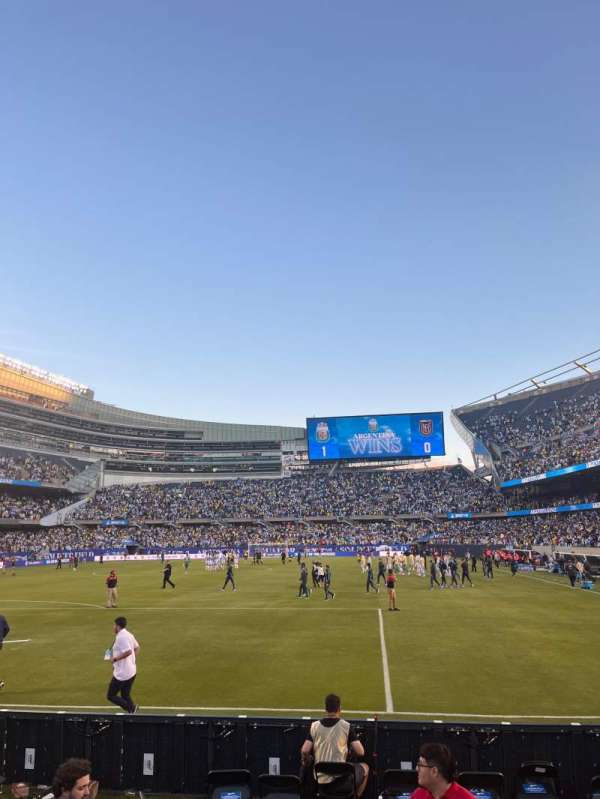 Soldier Field, section: 149, row: 1, seat: 1
