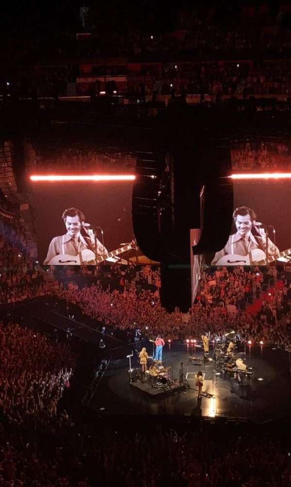 Little Caesars Arena, section: 208, row: 1, seat: 4