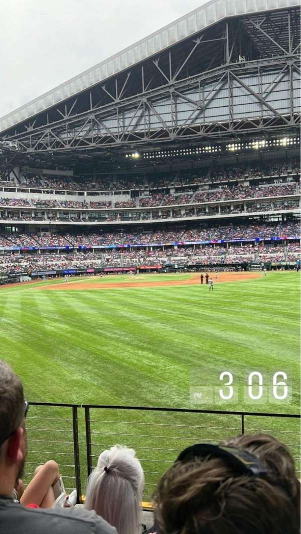 Globe Life Field, section: 131, row: 4, seat: 10