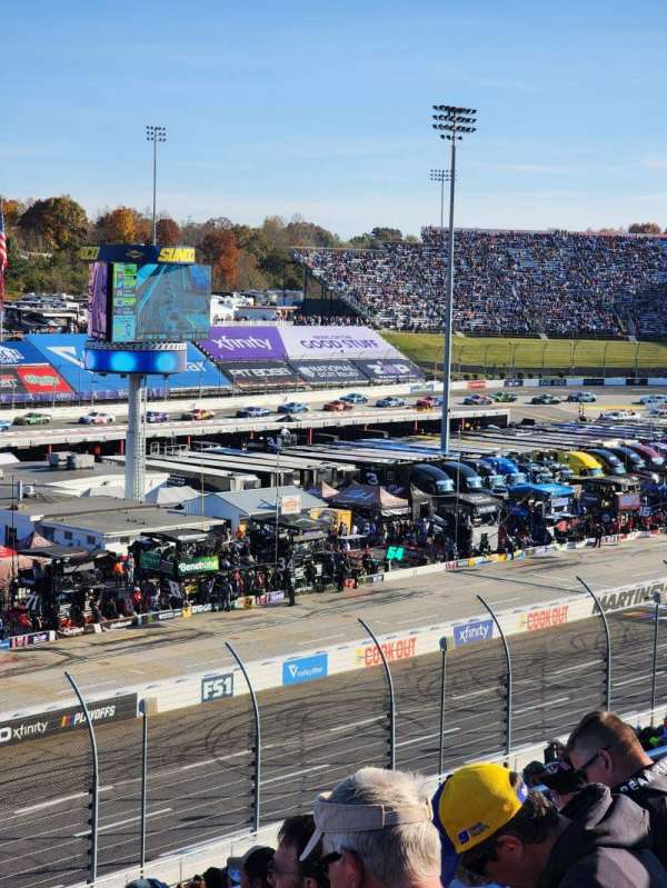 Martinsville Speedway, section: West Grandstand C, row: 35, seat: 18