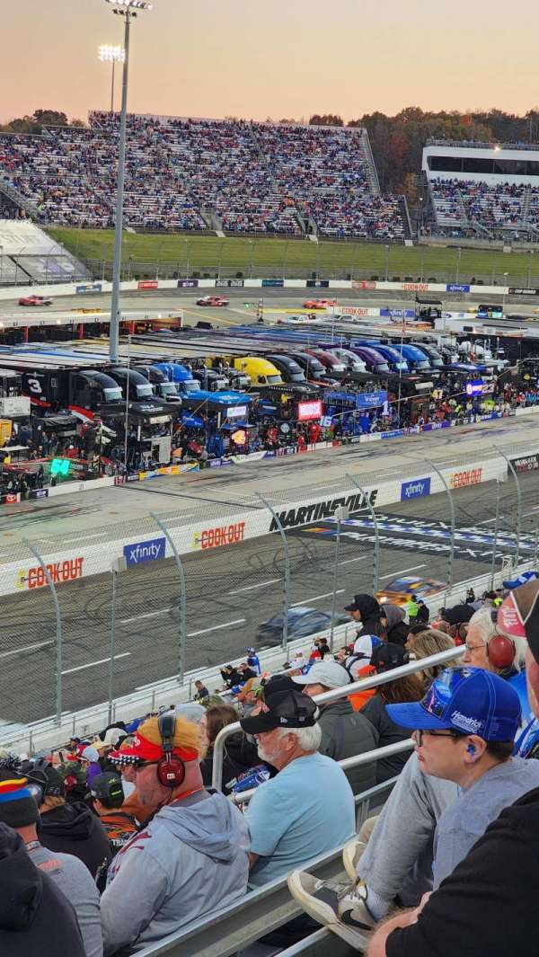 Martinsville Speedway, section: West Grandstand C, row: 35, seat: 18