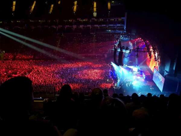 The O2, London, section: 421, row: L, seat: 960