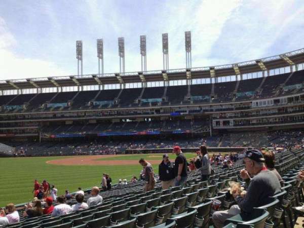 Progressive Field, section: 175, row: T