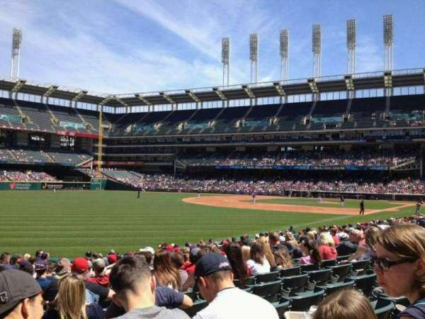 Progressive Field, section: 175, row: T