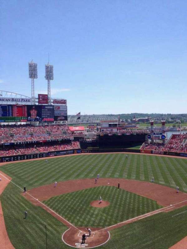 Great American Ball Park, section: 425, row: D, seat: 15