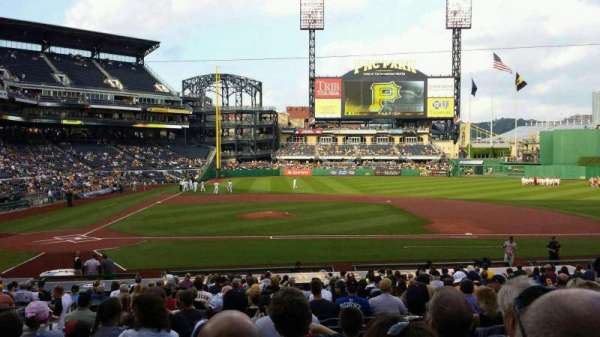 PNC Park, section: 112, row: Q, seat: 12