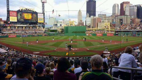 PNC Park, section: 116, row: Q, seat: 2