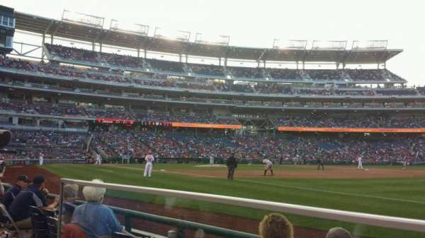 Nationals Park, section: 134, row: D, seat: 22