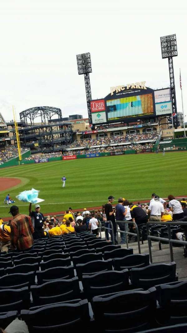 PNC Park, section: 105, row: T, seat: 3