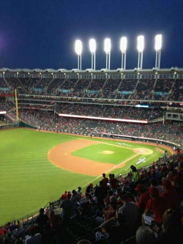 Progressive Field, section: 577, row: U, seat: 23