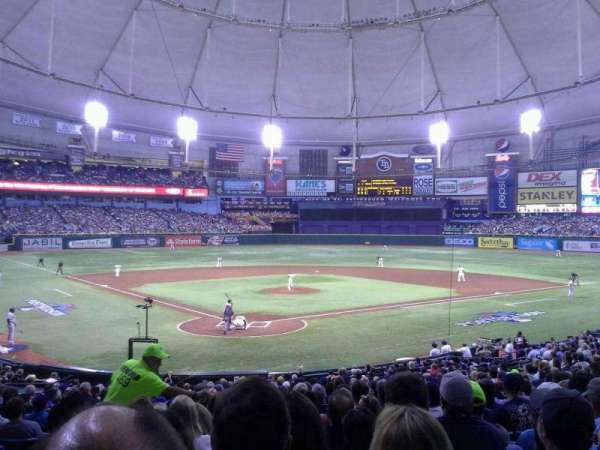 Tropicana Field, section: 104, row: GG