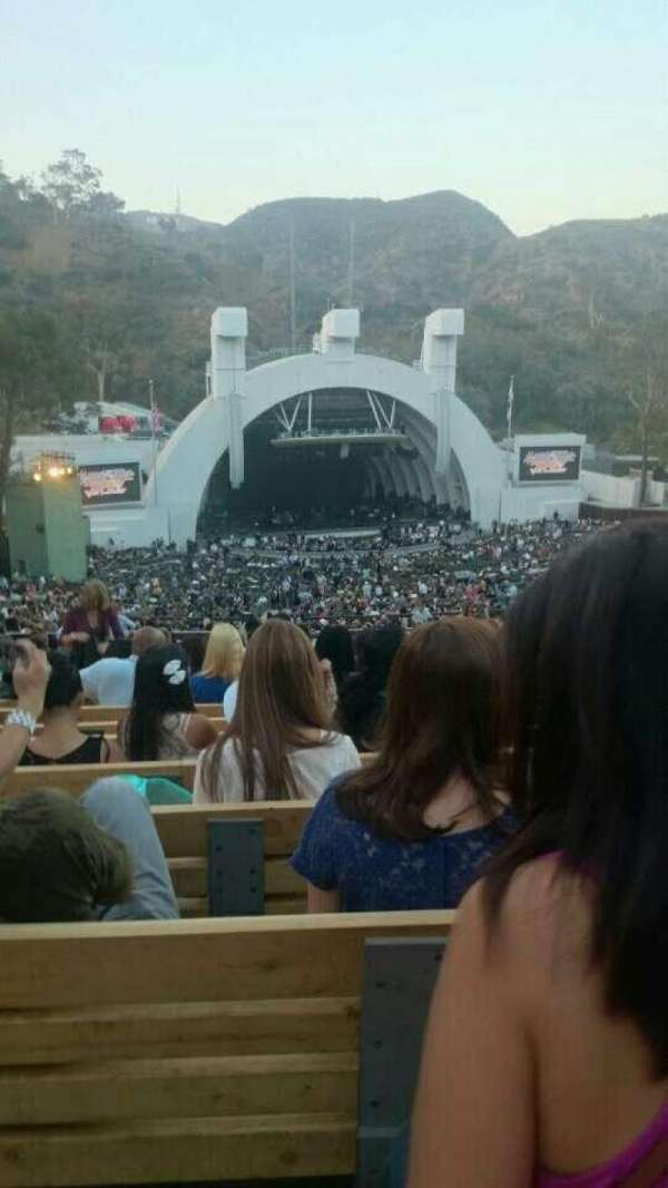 Hollywood Bowl, section: P1, row: 21, seat: 44