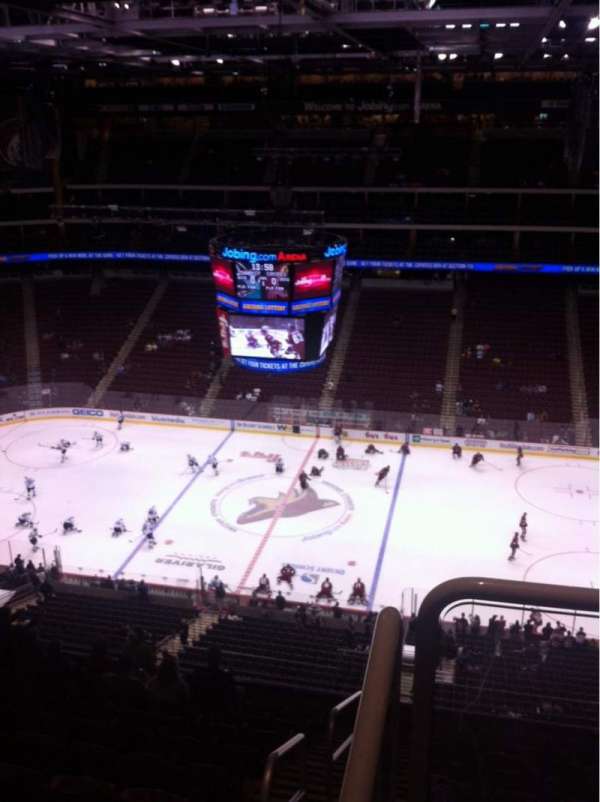 Desert Diamond Arena, section: 229, seat: 12