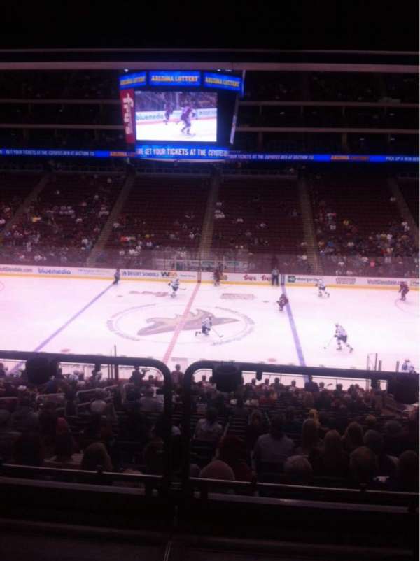 Desert Diamond Arena, section: 122, seat: 4