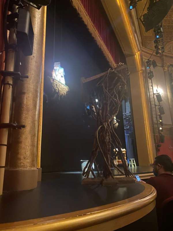 St. James Theatre, section: Orchestra L, row: B, seat: 13