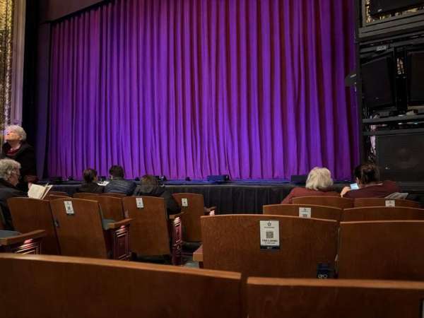 Emerson Colonial Theatre, section: Orchestra R, row: F, seat: 4